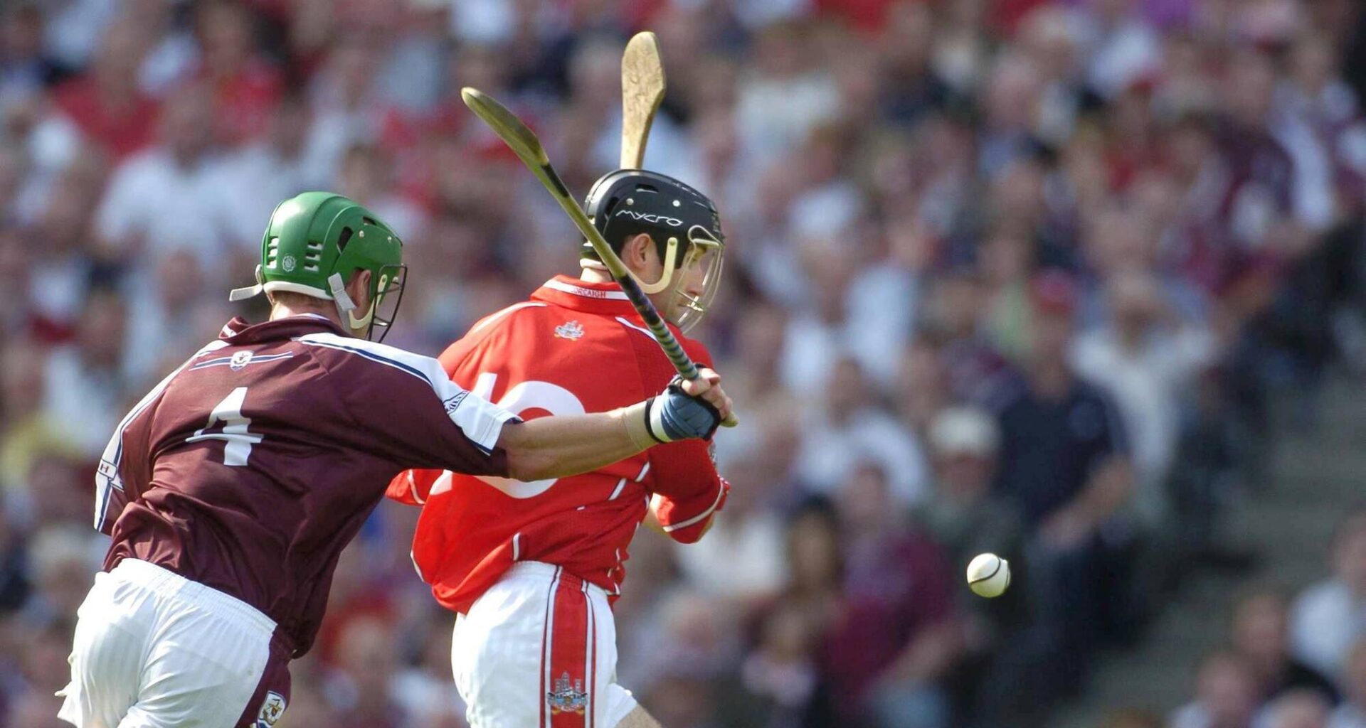 LAST TITLE: Cork's Ben O' Connor scores a goal despite the best efforts of Galway's Ollie Canning in the 2025 All-Ireland hurling final. Pic: Ray McManus / SPORTSFILE.