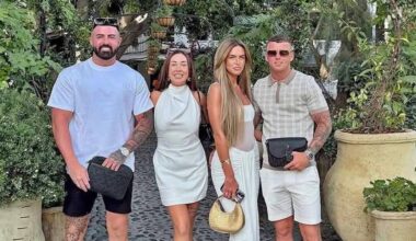 Ian McCullagh, Amy McCullagh, Michaela Newcombe and Mark McCullagh. Picture: Facebook