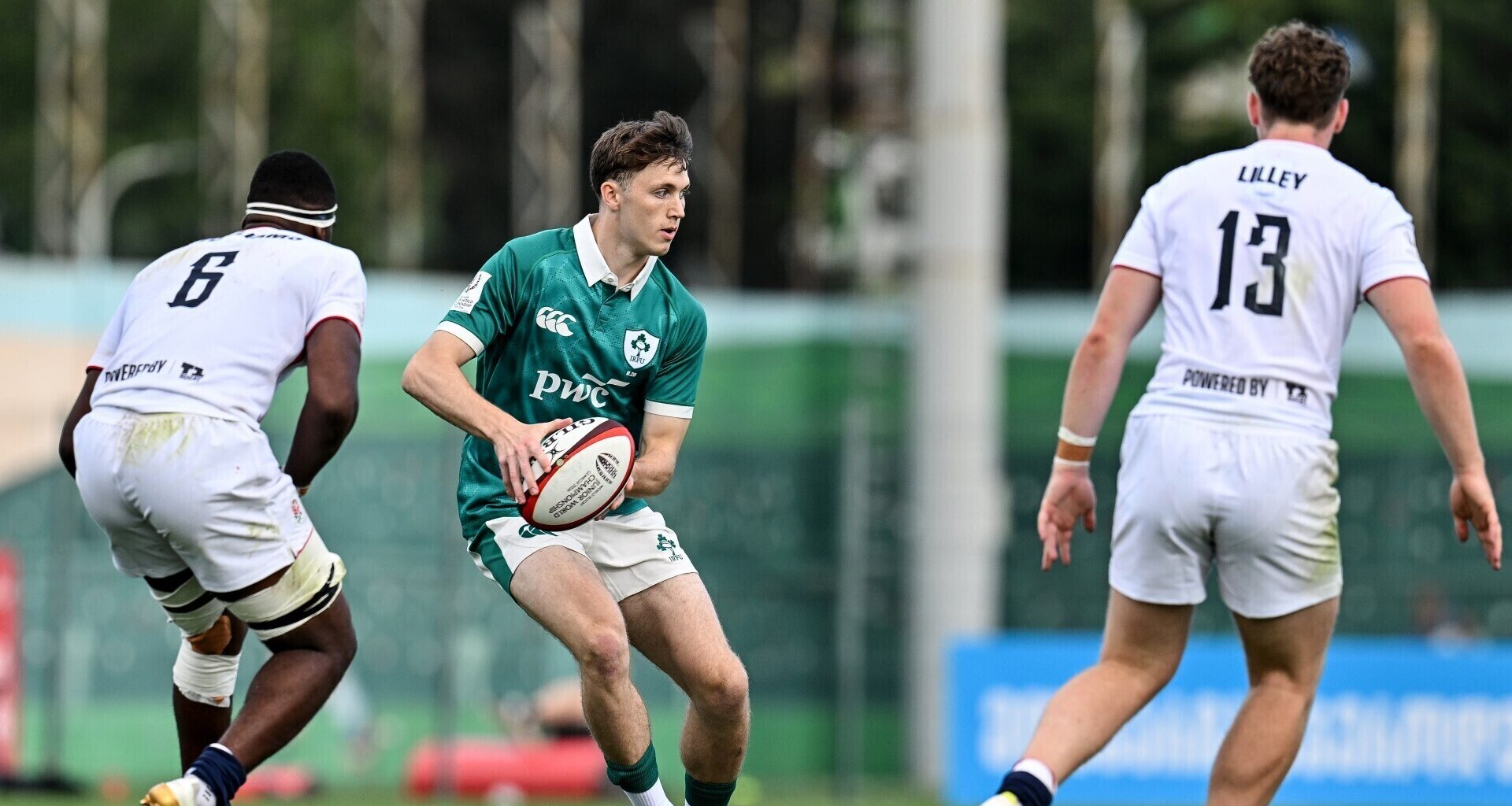 Ireland lost their opening game to England at the World Rugby Junior Championship. Pic: ©INPHO/Levan Verdzeuli