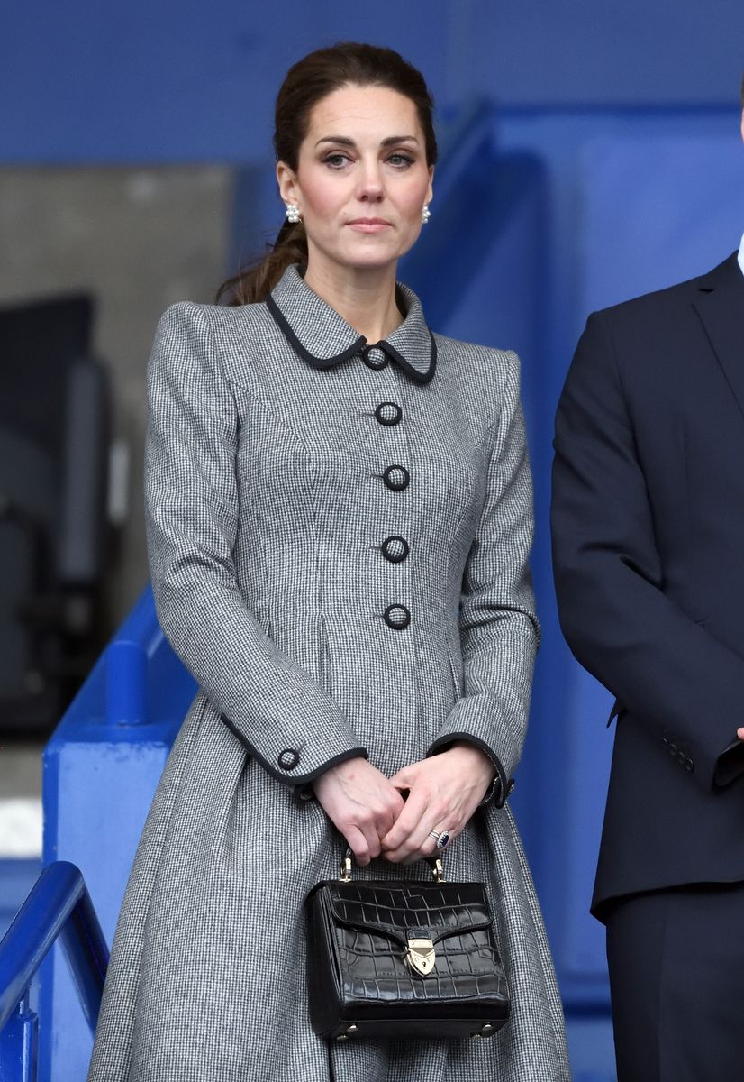 The Princess of Wales owns the Aspinal of London Midi Mayfair in several colorways, making it one of the most-worn handbags in her collection.