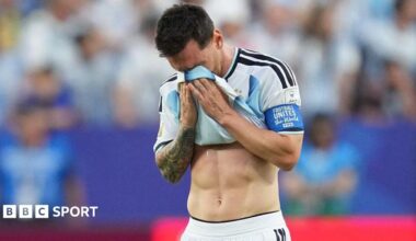 Lionel Messi: Argentina captain explains tears after Argentina goal were 'unrelated to football'