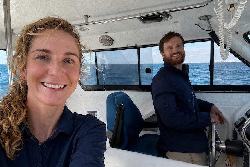 Co-owners of Pelagi Marine Jessica Strickland-Coe and her husband Sam Coe.