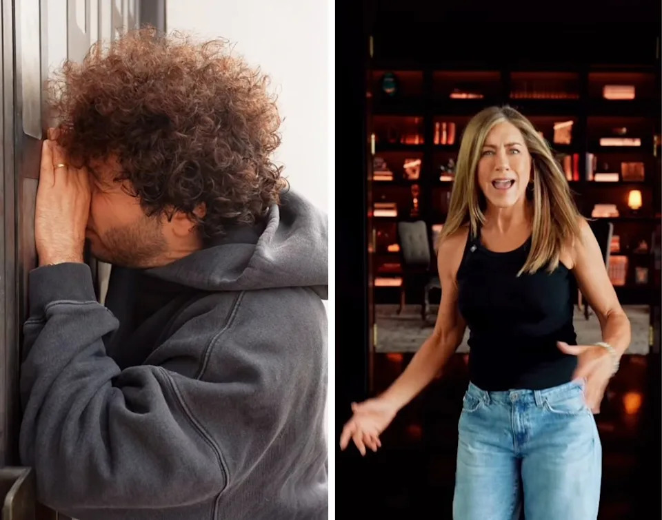 Selena Gomez and Benny Blanco Cause Chaos In Jennifer Aniston's $21 Million L.A. Mansion as Trio Teams Up for Instagram Skit