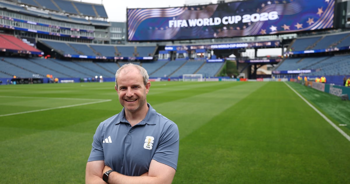 ‘I relax when I see a player go flat out’: Fifa signs Dundalk grass expert for World Cup – The Irish Times