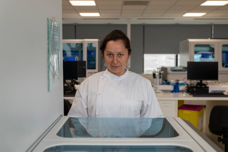 Joanna Kakolewska, senior medical scientist at the NCSL. Photograph: Paulo Nunes dos Santos