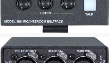 New Beltpack Combines Mic Input, Intercom and Dante