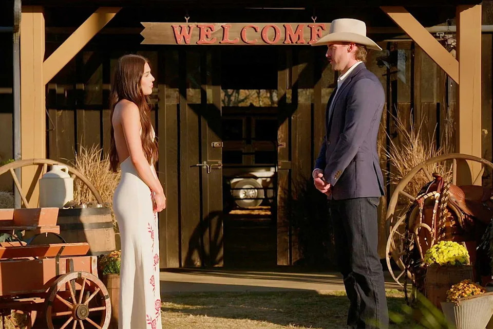 Brett and Quinn on 'Farmer Wants a Wife'Credit: FOX