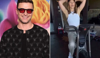 Justin Timberlake Says He's 'Literally Eating Onion Rings' While Wife Jessica Biel Shows Off Intense Workout