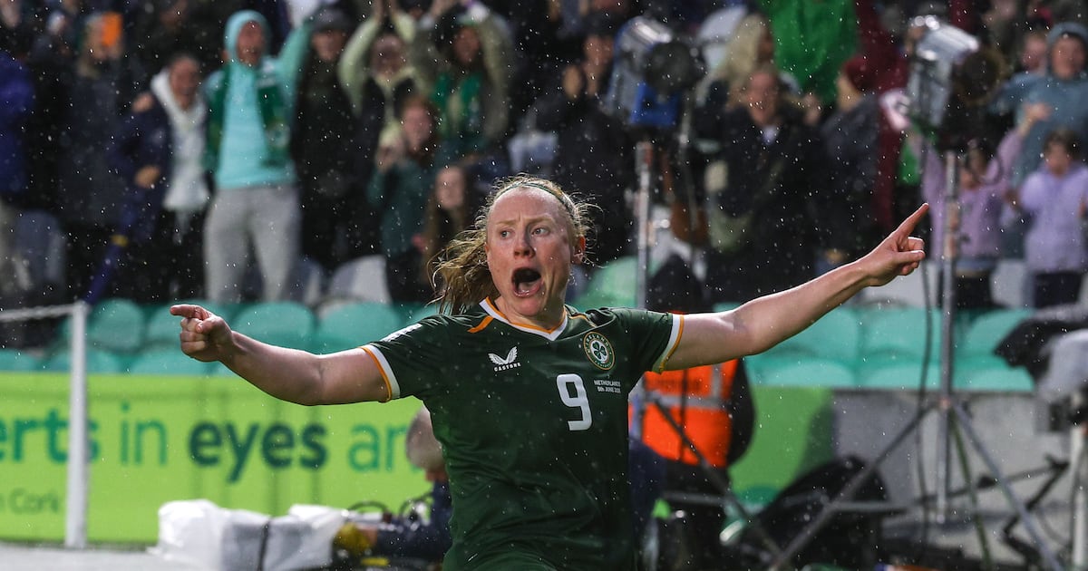 Ireland halfway to World Cup dreamland after Amber Barrett’s winner against Netherlands – The Irish Times