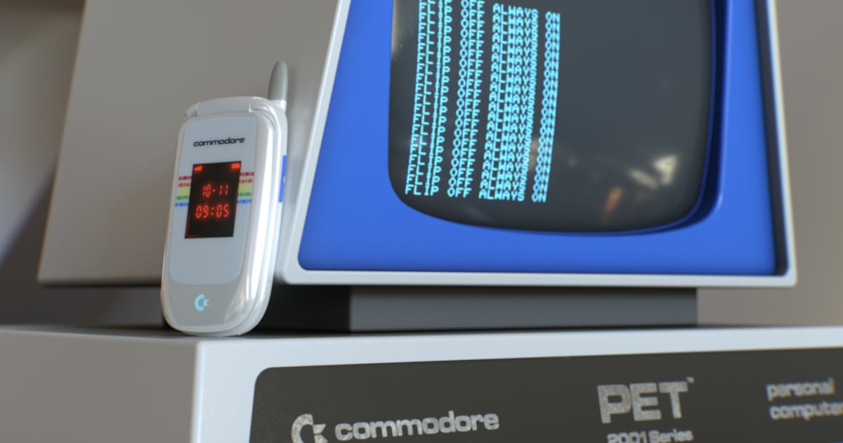 Commodore is back and has high hopes for its flip phone
