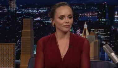 Actress Christina Ricci and Jimmy Fallon Clash Over Guest Choice