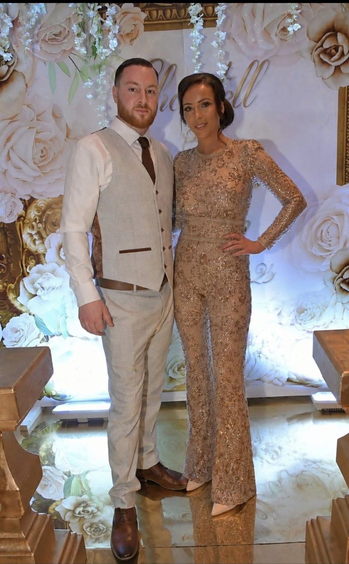 Shellie with her brother David
