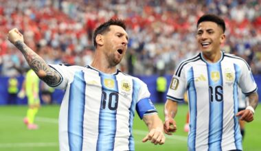Lionel Messi makes history as double in win over Austria moves him to 18 World Cup goals – The Irish Times