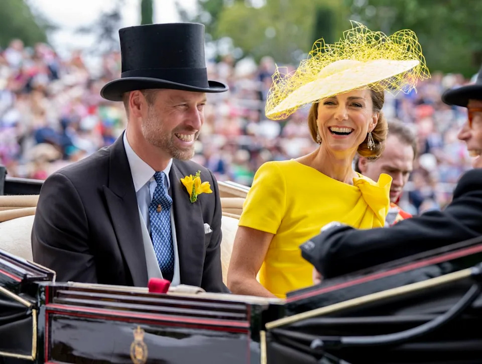 Prince William and Kate Middleton at Royal Ascot on June 17, 2026.Credit: Getty