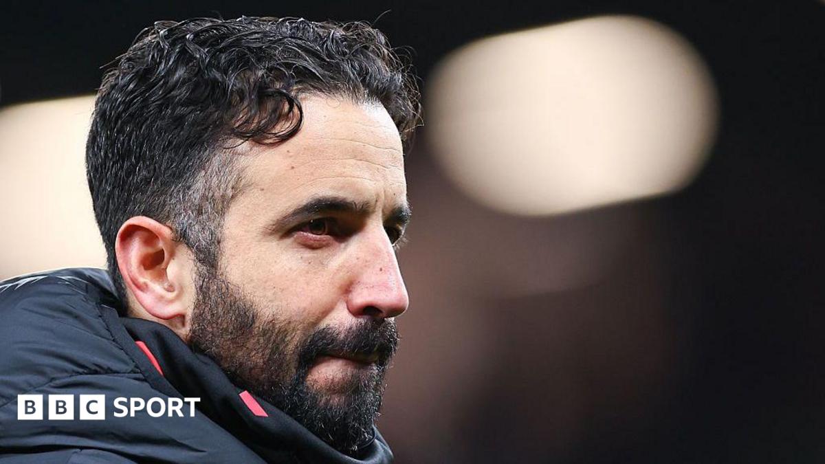 Ruben Amorim on the touchline