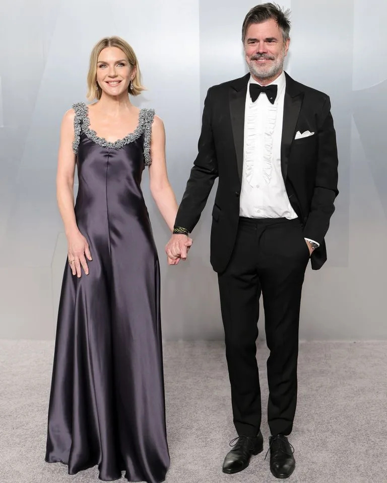 Rhea Seehorn and Graham Larson in March 2026Credit: Neilson Barnard/Getty