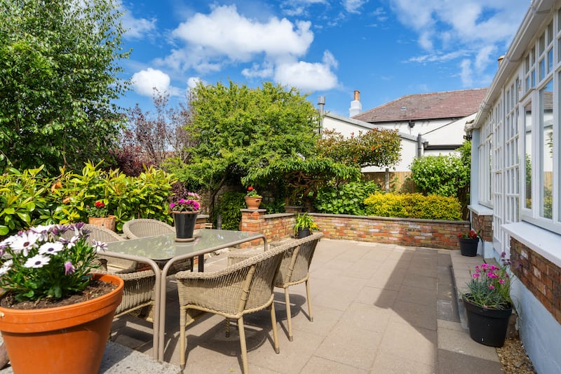 Rear patio