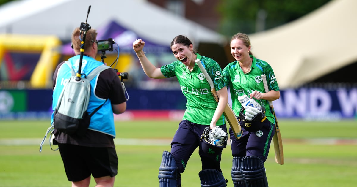 Ireland shock West Indies to secure first Women’s T20 World Cup win at 22nd time of asking – The Irish Times