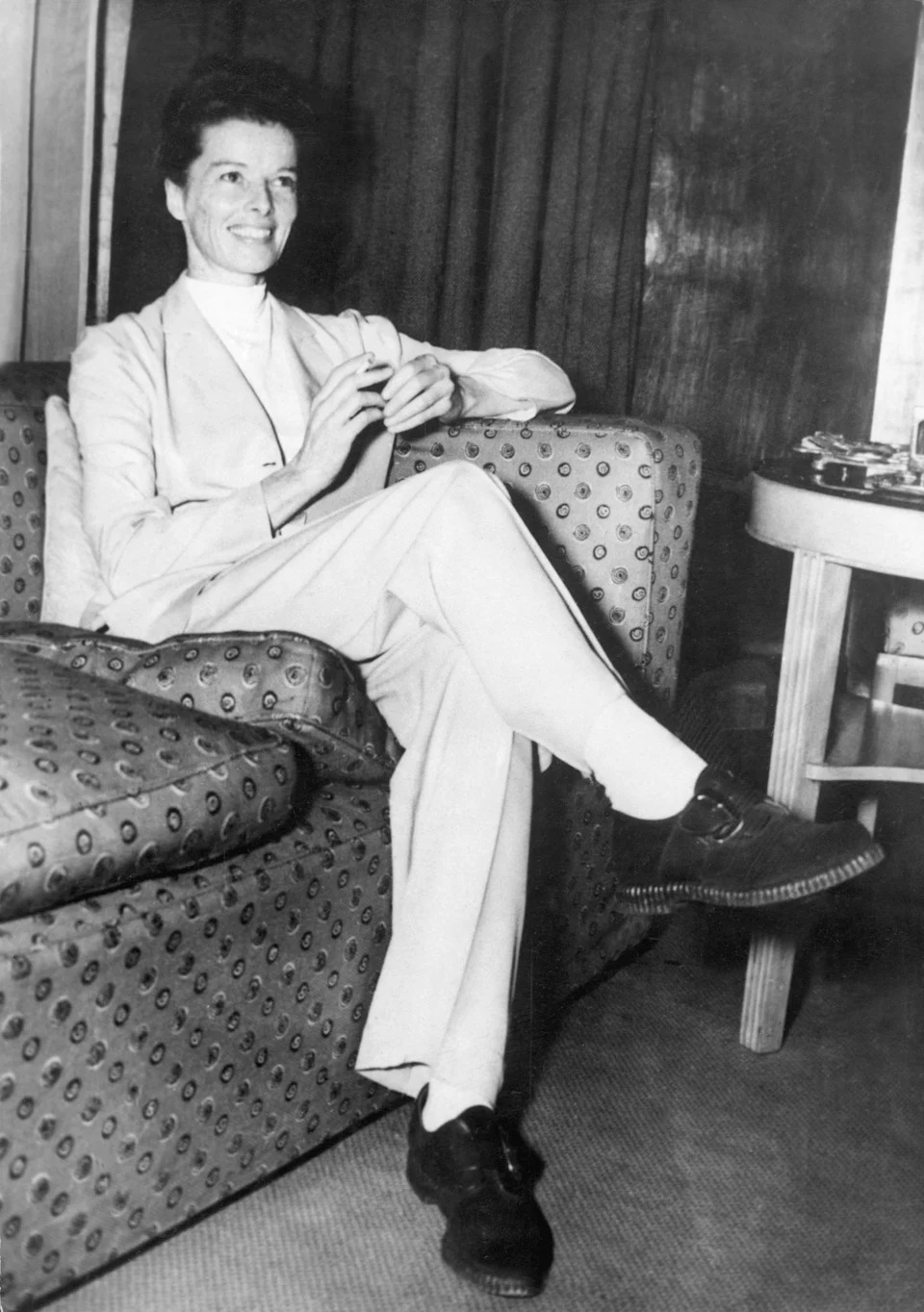American Actress Katharine Hepburn In London, 1951