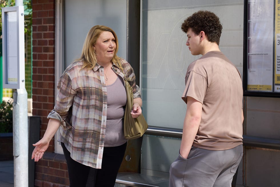 EMBARGOED UNTIL 23/06/2026 00:01 Will Driscoll, Janine Wlash, Coronation Street will driscoll, janine wlash, coronation street