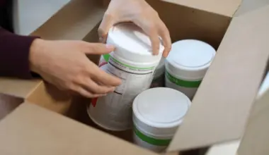 Herbalife products in a box