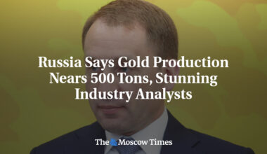 Russia Says Gold Production Nears 500 Tons, Stunning Industry Analysts
