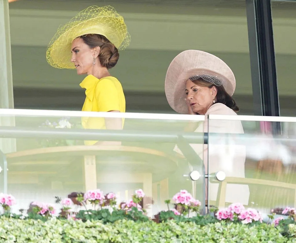 Kate and Carole Middleton at Royal Ascot