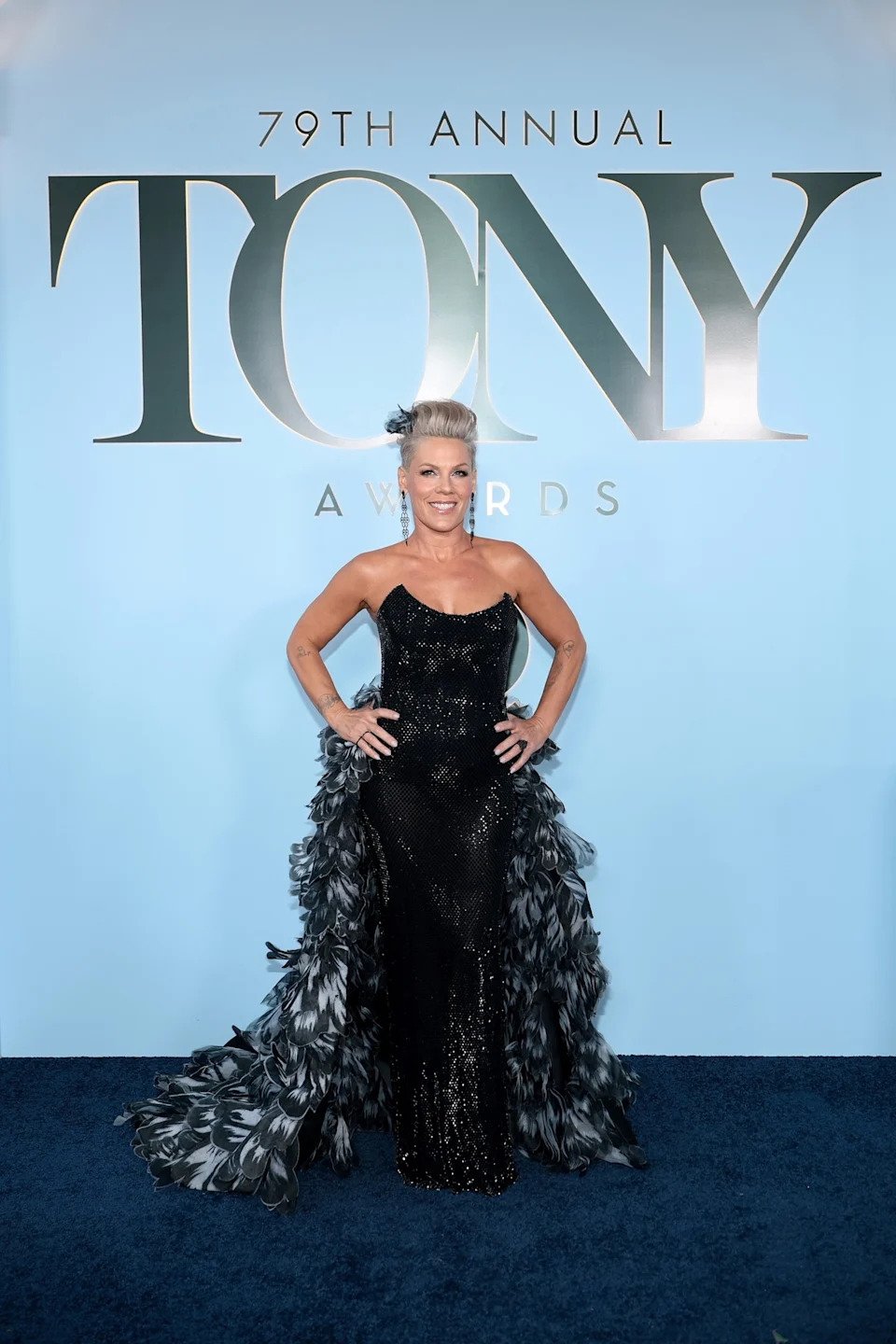 Dimitrios Kambouris/Getty Images for Tony Awards Pro - P!NK attends The 79th Annual Tony Awards on June 07, 2026 in New York City.