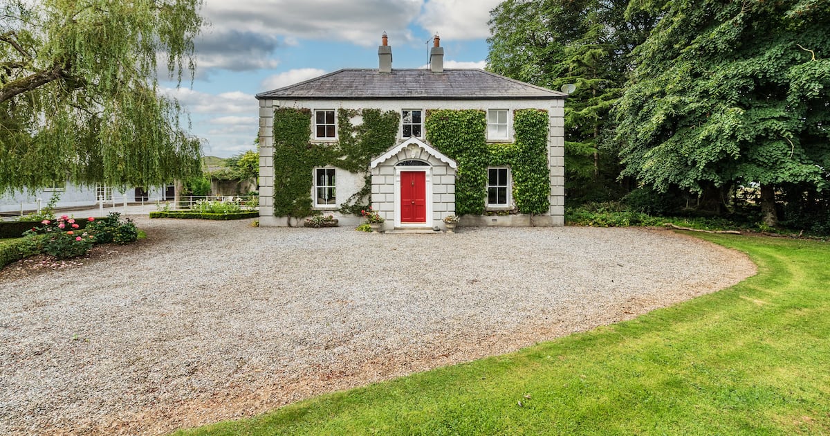 Home and mews on 14 acres with stables and tennis court outside Rathangan – The Irish Times