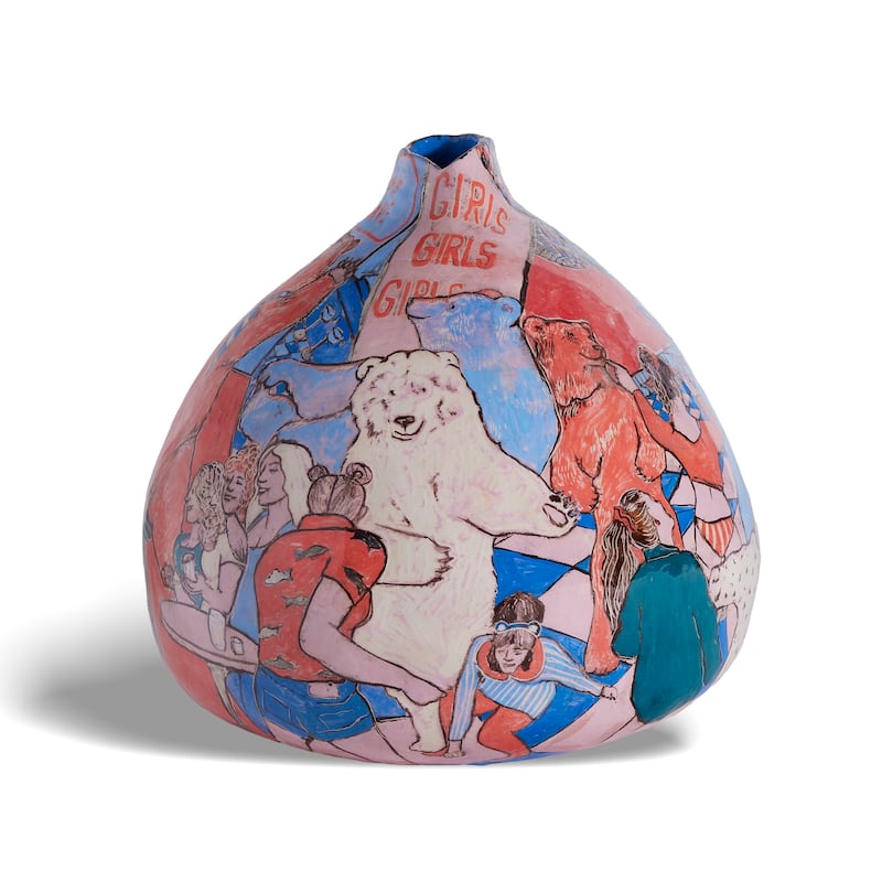 Suzanne Dolan, The Bear, Obviously, coiled earthenware vessel, RHA Annual Exhibition 2026