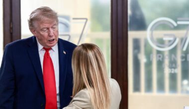 Giorgia Meloni says Donald Trump fabricated story that she begged him for photograph – The Irish Times