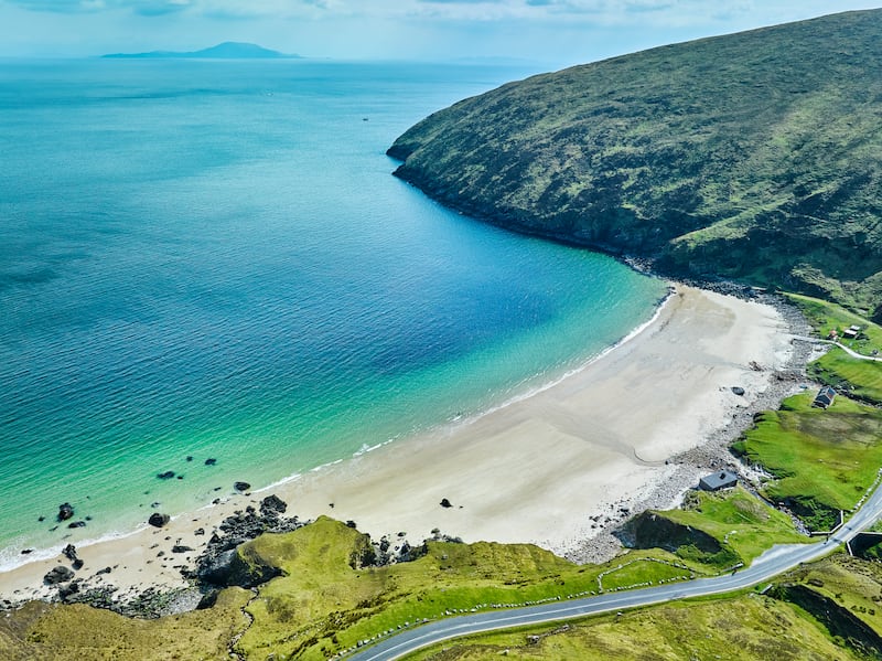 Keem bay on Achill island has previously been named in the Lonely Planet's best beaches in the world. Photo: Getty Images