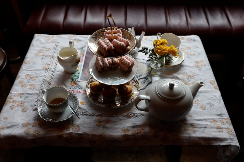 Locals recreate scenes from the lives of James Joyce and Nora Barnacle. Photograph: Nick Bradshaw/The Irish Times