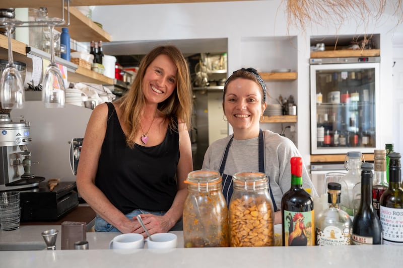 Saint Francis Provisions owner Barbara Nealon and chef Rebeca Recarey Sanchez. Photograph: John Allen
