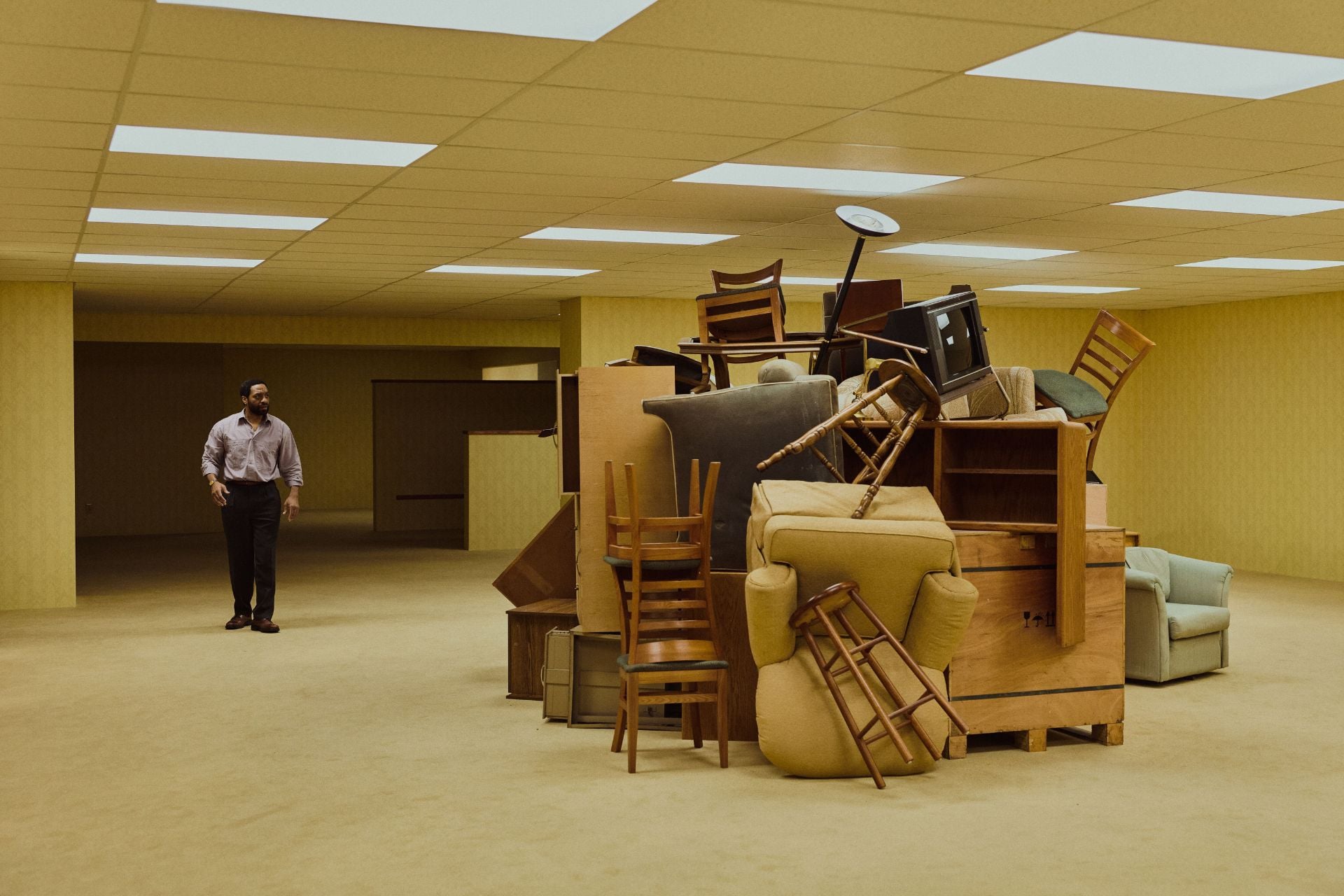 Backrooms Furnature Pile