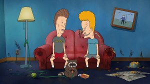 Mike Judge as the voice of Butt-Head and Beavis in episode 209 of Mike Judge's Beavis and Butt-Head streaming on Paramount+, 2023. **BEST POSSIBLE SCREENGRAB**