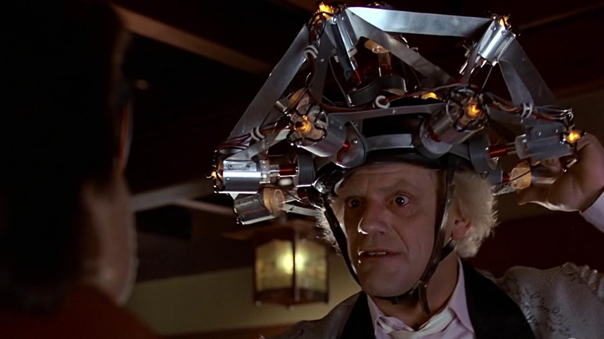 Christopher Lloyd as Doc Brown in Back to the Future