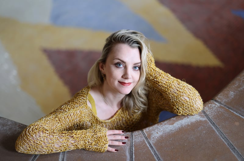 Evanna Lynch: 'When I left Harry Potter, the thing that was tricky was I had a huge profile but quite limited experience. I feel like theatre is where you make up for that.' Photograph: Dara Mac Dónaill