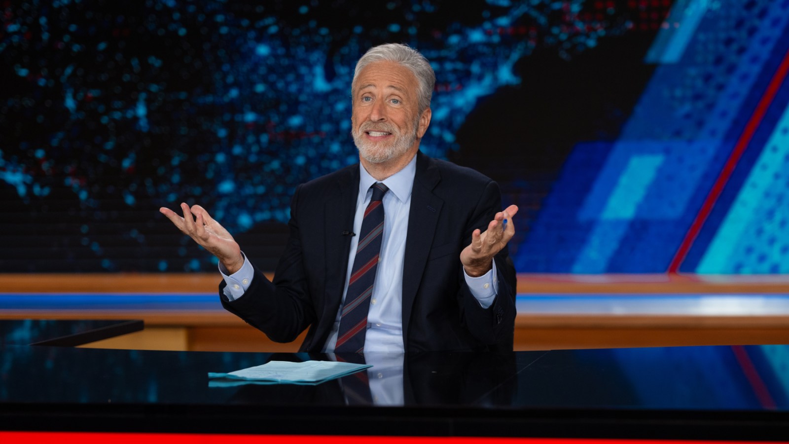 Jon Stewart Hits at Donald Trump's Reflecting Pool Renovation