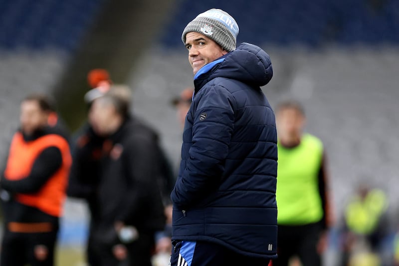 Dublin manager Ger Brennan was aggrieved by his punishment. Photograph: Laszlo Geczo/Inpho