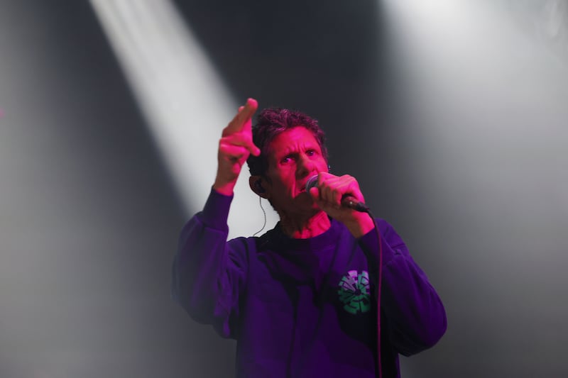 Beyond the Pale: Mike D in the crammed Selective Memory tent on Sunday. Photograph: Alan Betson