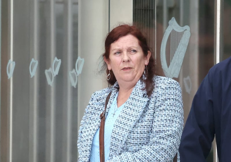 Siobhán Kearney was on Parnell Square on November 23rd, 2023, attending the inquest into the 1981 Stardust fire disaster, in which he brother Liam was injured and later died. Photograph: Collins Courts