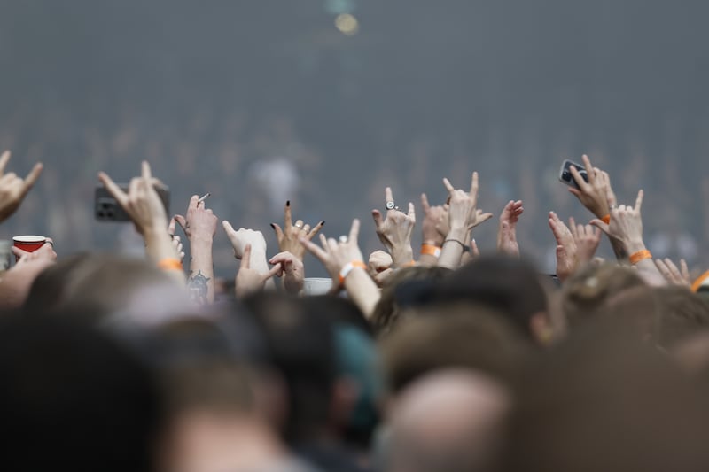 The crowd at Metallica. Photograph: Nick Bradshaw/The Irish Times