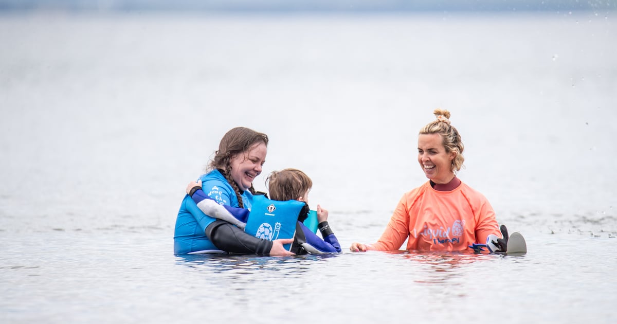 ‘To the passersby we were just your average Irish family with two kids splashing, jumping, eating sand’ – The Irish Times
