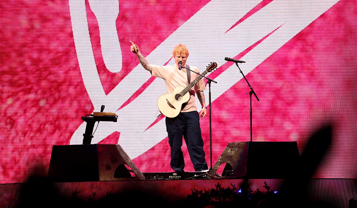 Ed Sheeran performs during iHeartRadio KISS108's Jingle Ball 2025 Presented By Capital One at TD Garden. Pic: Getty Images