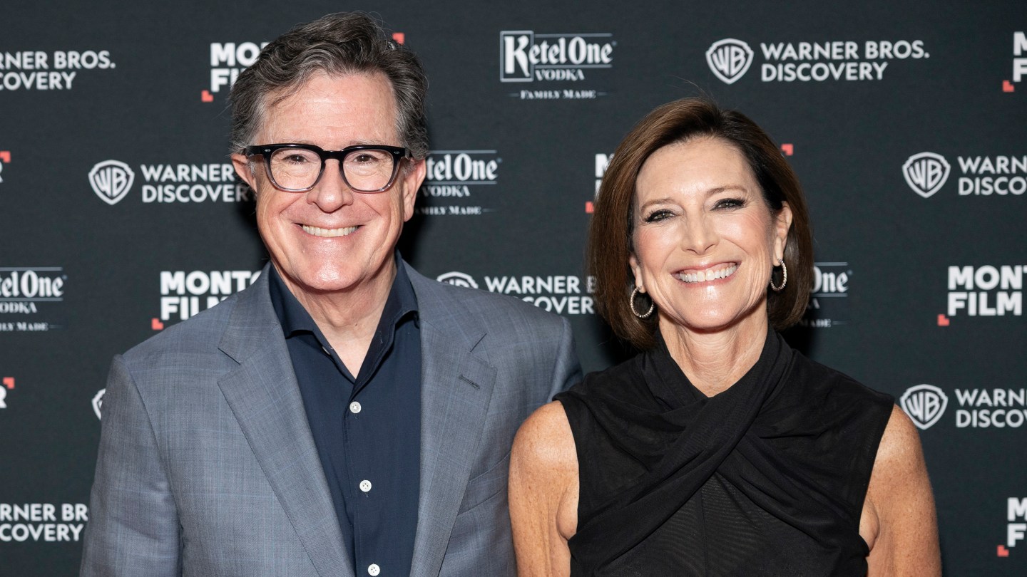 How Stephen Colbert Wife Evie Used 'Late Show' Ideas at Montclair Film