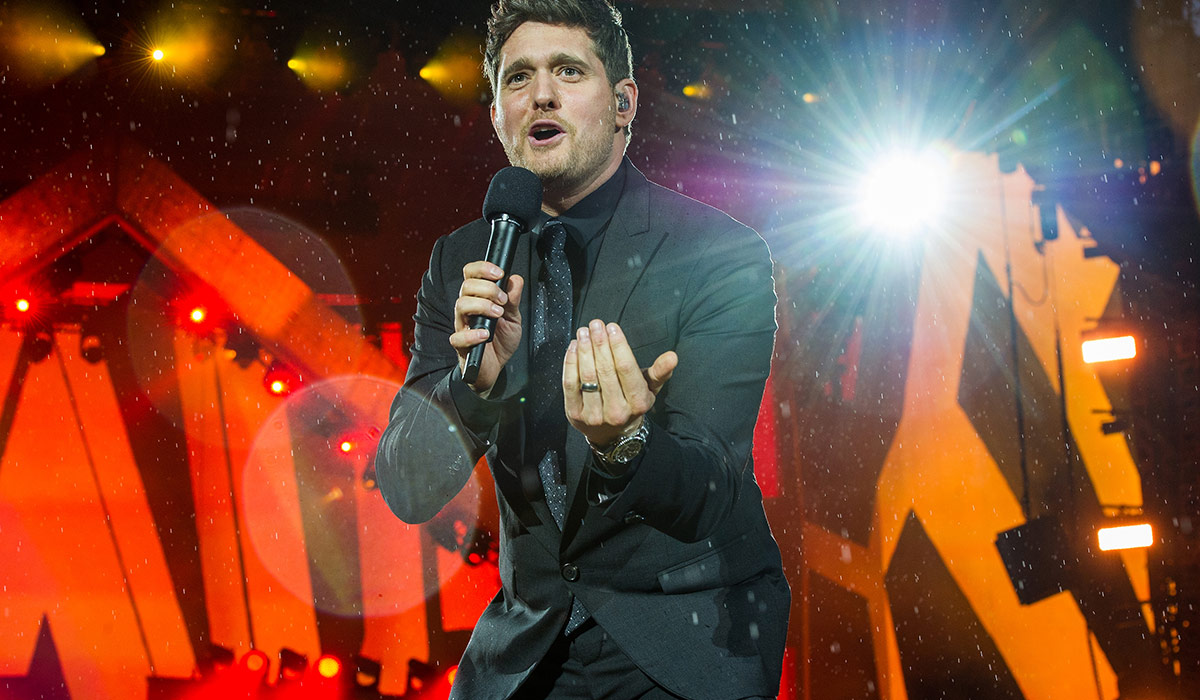 Michael Bublé in concert. Pic: Getty Images