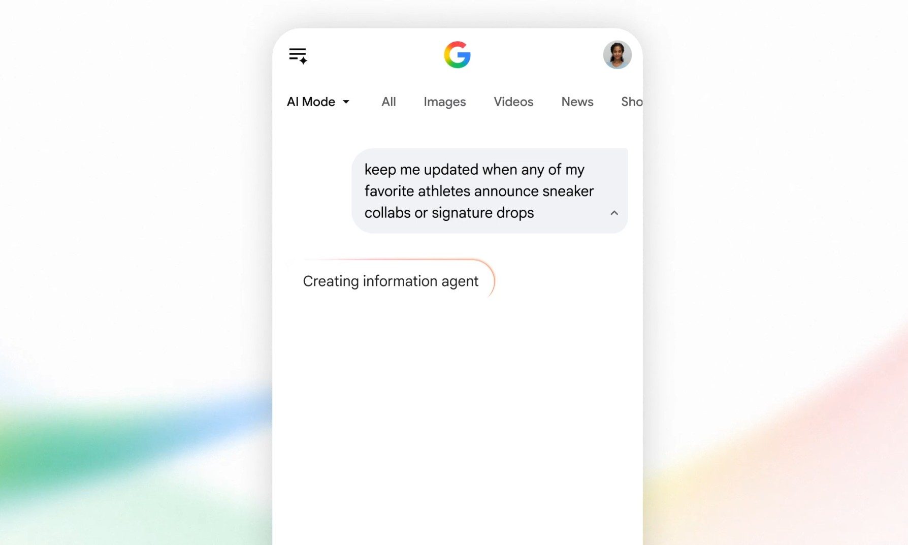 Google AI Search agent setup process
