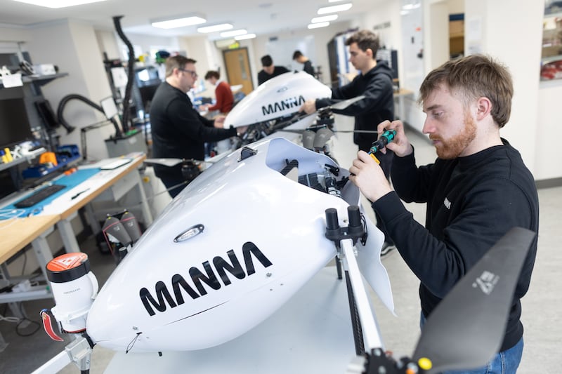 Manna manufactures drones in Ireland, but is planning further expansion in the United States.