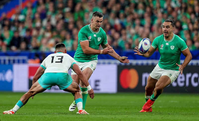 James Lowe has 17 tries in 45 caps for Ireland.
Photo: INPHO/Dan Sheridan